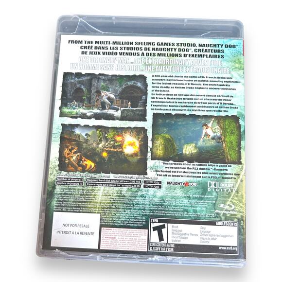 PlayStation 3 game Uncharted: Drake's Fortune - Picture 2 of 5